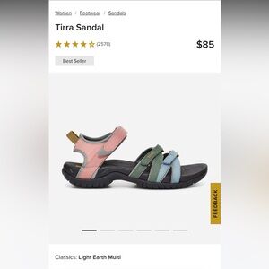 Teva Tirra Sandal - Women’s Size 8